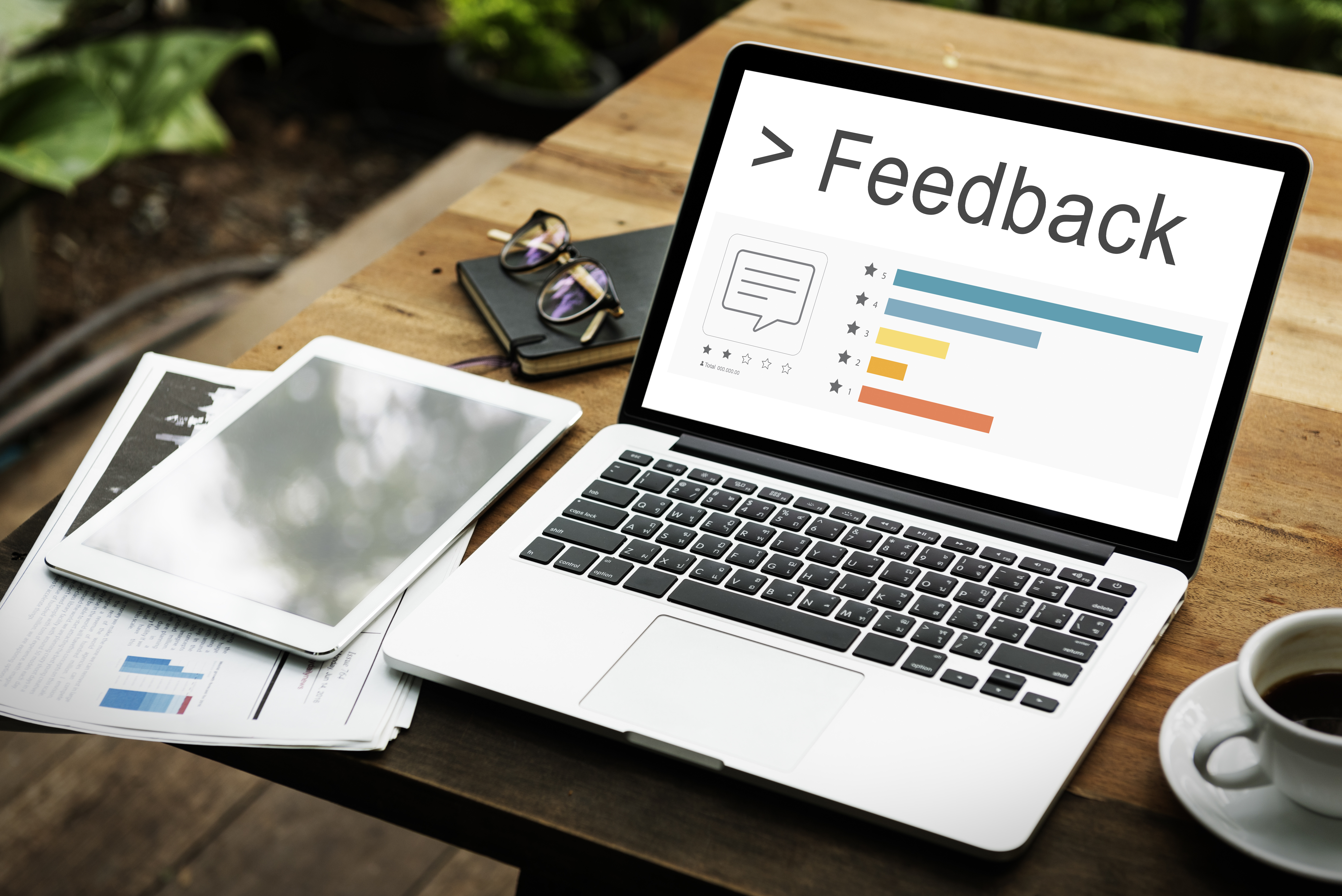Customer feedback and survey management platform dashboard preview