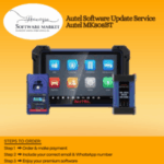 Autel MK808BT software update card highlighting 1-year service benefits