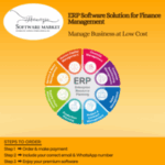 ERP Software Solution dashboard for finance management and business efficiency