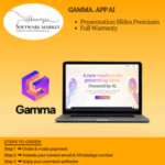 Gamma App AI interface showcasing premium AI-powered presentation slide creation