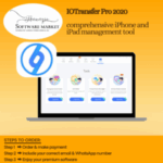 IOTransfer Pro software interface for iOS data transfer and backup