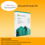 Microsoft 365 Family ESD digital box for 6-user PC/Mac 1-year subscription