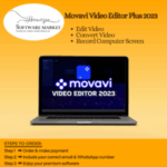 Movavi Video Editor Plus software interface for Windows video editing