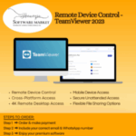 TeamViewer software box for Windows enabling secure remote desktop access