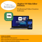 VlogNow VN Video Editor interface on Android for professional video editing