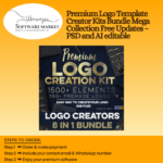 Logo template creator kits