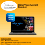 Amazon Prime Video Premium Account with unlimited content access across multiple devices