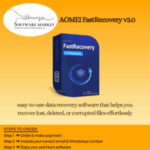AOMEI FastRecovery software interface for recovering deleted or lost Windows files