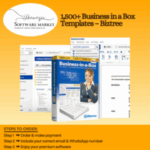 Biztree Business in a Box software with 1500+ document templates for small businesses