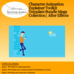Character Animation Toolkit templates for After Effects with customizable character designs