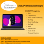 ChatGPT Premium Prompts PDF bundle for SEO, copywriting, SaaS, and marketing productivity