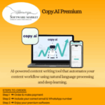 Copy.ai Premium account upgrade for personal use with full access to AI writing tools