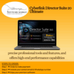 Cyberlink Director Suite 20 Ultimate software interface for professional video editing