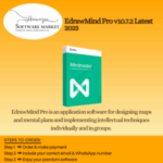 EdrawMind Pro v10.7.2 interface showing mind mapping tools for Windows