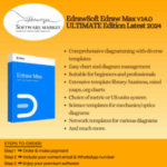 Screenshot of EdrawSoft Edraw Max v14.0 Ultimate Edition interface for Windows