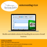 ezAccounting v3.14 software interface for small business accounting on Windows