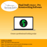 Final Draft screenwriting software interface for professional scriptwriting