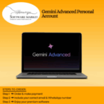 Gemini Advanced Personal Account interface with 2TB Google Drive storage for private use