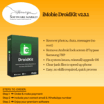 iMobie DroidKit software interface for Android data recovery and system repair
