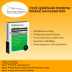 Intuit QuickBooks Enterprise Accountant software box for premium accounting on Windows and macOS