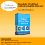 Kutools for Word, Excel, and Outlook software for boosting office productivity and efficiency