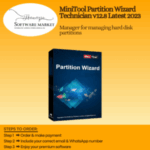 MiniTool Partition Wizard Technician software box for advanced disk management and partitioning