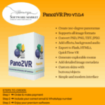 Pano2VR Pro software interface for creating 360-degree interactive panoramas on Windows