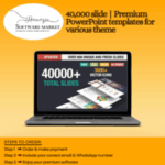 Premium PowerPoint templates bundle with diverse themes for business, academic, and personal use