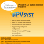 PVsyst v7.4.8 software interface for photovoltaic system planning and analysis
