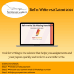 Ref-n-Write writing tool software interface for academic writing on Windows