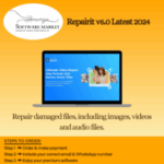 Repairit software interface for fixing corrupted files on Windows and macOS