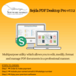 Sejda PDF Desktop Pro software interface on Windows for advanced PDF editing