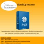 SketchUp Pro 3D design software with free Vray 6.2 for Windows design professionals