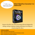 WinX VideoProc Converter software interface for video editing and conversion