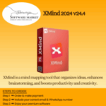 XMind mind mapping software interface on Windows and macOS devices