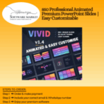 850 Premium Animated PowerPoint Slides for professional, business, and educational presentations