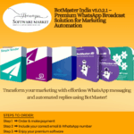 BotMaster India dashboard for automated WhatsApp marketing and contact filtering