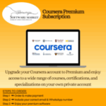 Coursera Premium Subscription private account interface for professional learning and certification