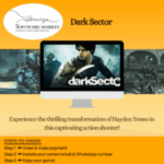 Dark Sector PC game cover featuring Hayden Tenno in a combat stance