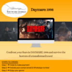 Daymare 1998 game cover showing horror survival scene with main characters