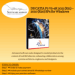 DS CATIA P3 V5-6R software box for advanced product modeling and design on Windows