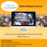 Earth Defense Force 4 game cover showing alien invasion battle scene for Windows