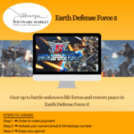 Earth Defense Force 5 game cover featuring EDF soldier in battle against alien invaders