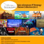 Epic Adventure & Strategy Games collection featuring over 50 exciting adventure and strategy titles.