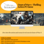 Gears of War 4 gameplay showing intense action and combat sequences on PC