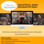 God of War II game cover featuring Kratos battling mythological enemies in a thrilling action-adventure experience