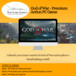God of War PC game cover showcasing Kratos in a breathtaking Norse mythology setting