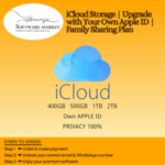 iCloud Storage Upgrade plan with Family Sharing using your personal Apple ID for private access