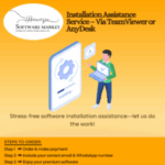 Installation Assistance Service with remote setup via TeamViewer or AnyDesk