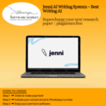 Jenni AI Writing System interface showcasing AI-assisted content generation tools